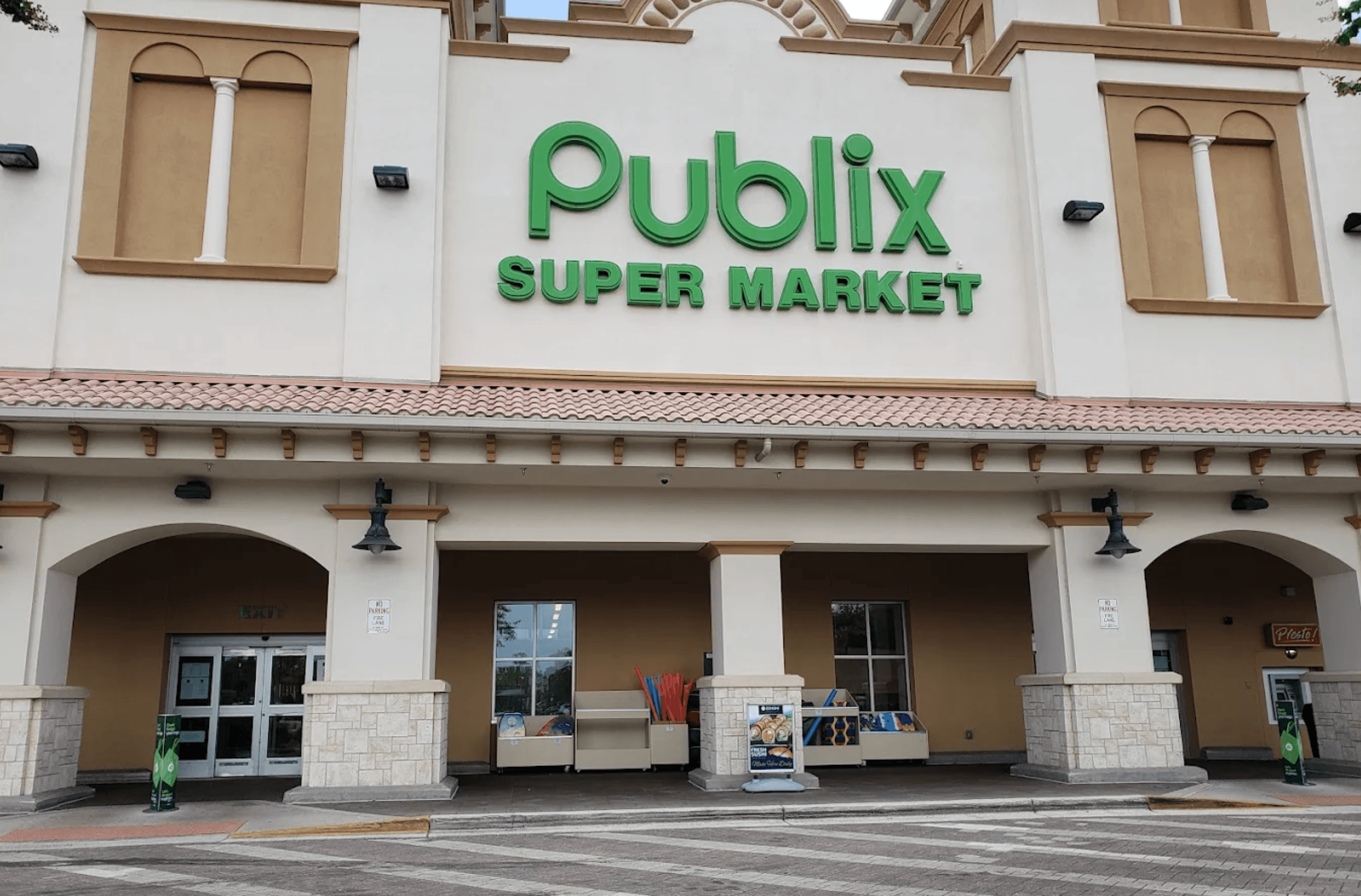 Publix Super Market grocery stop on the way to Disney World resorts